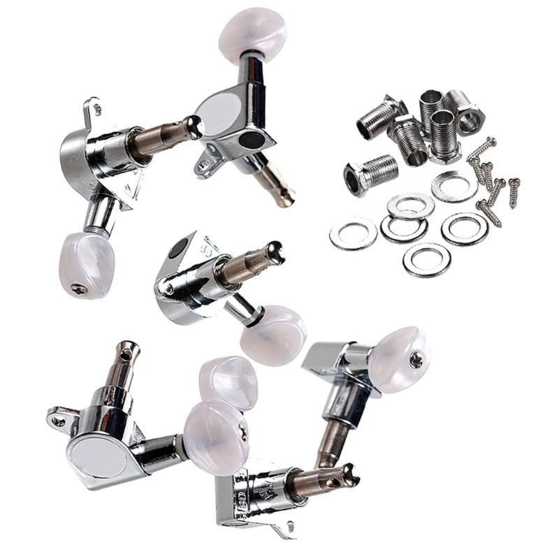 Guitar Tuning Machines 6 Left Guitar Tuning Pegs Machine Heads Tuners String Tuning Peg Tuning Key Pegs Set for Guitar
