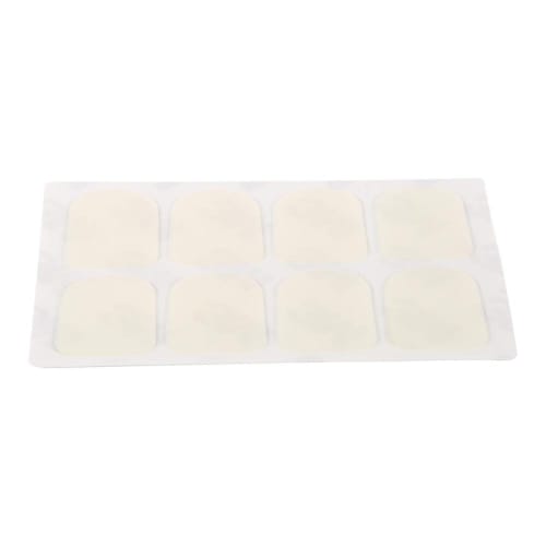 Saxophone Mouthpiece Patch Pads for Soprano, Alto, Tenor Saxophone, and Clarinet, 0.3mm/0.5mm/0.8mm, Available in Two Colors and Shapes (0.3mm White R