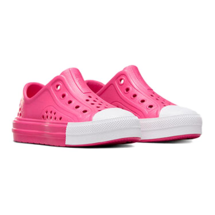 Converse Chuck Taylor All Star Play Lite CX Low PS Chaos Fuchsia Kids Sneakers Pink A06666C
