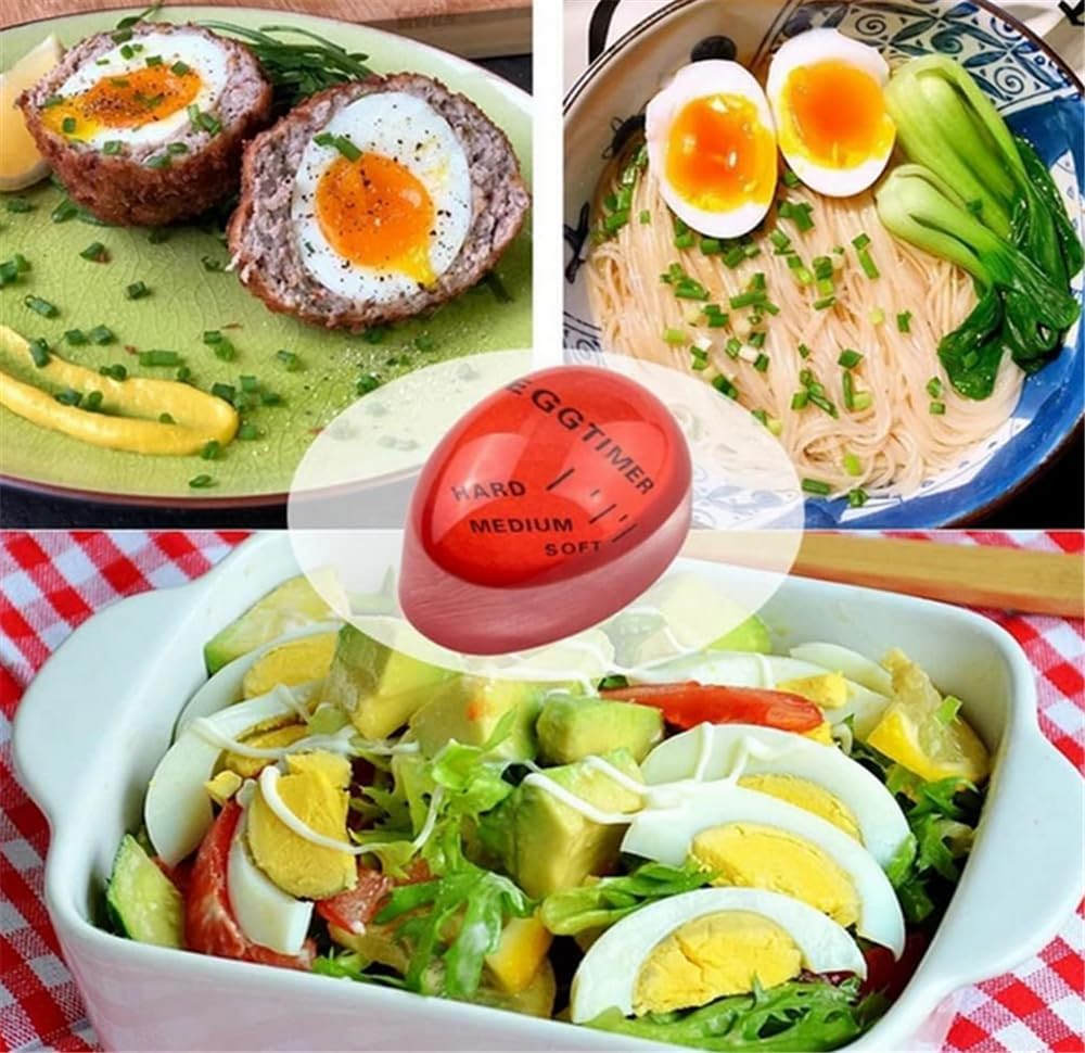 Egg Timer for Boiled Eggs, Visual Boiled Egg Indicator, Ideal for Soft, Medium, Hard Cooking Kitchen Gadget Tool Home Use