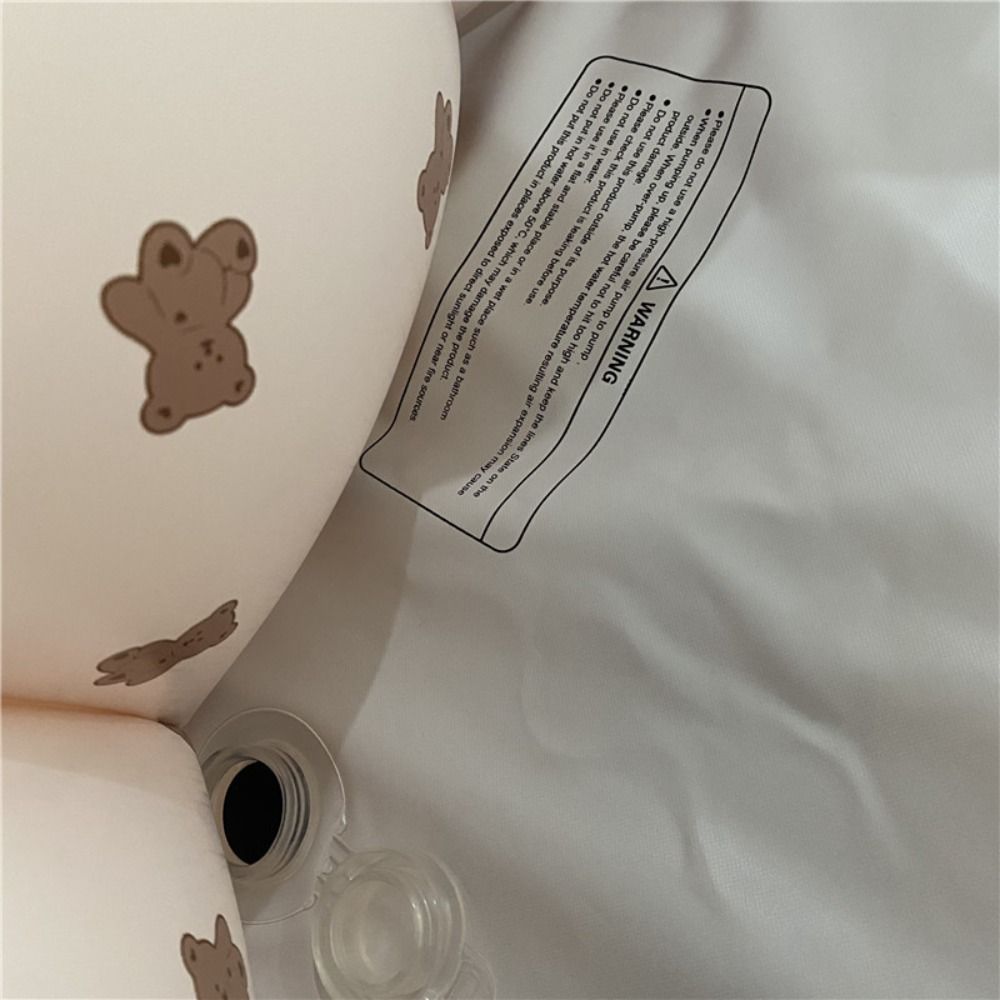 Petal Shape Inflatable Swimming Pool Bear Play Water Bathtub  Play Sensory Place Mat