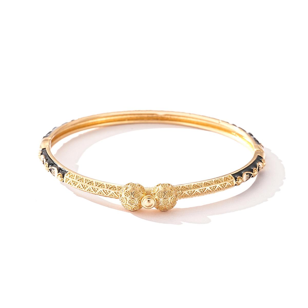 

Французский винтажный эмалевый браслет, изящные позолоченные украшения для невест, романтический дизайн с цветными каплями