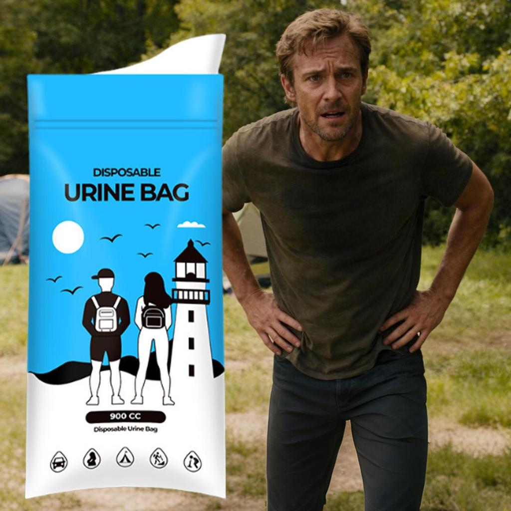Urine Bags For Women Portable Pee Container 900cc Urinary Bag For Men Women Elderly Camping Hiking Backpacking Car Road Trip Bed