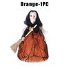 Hauntingly Elegant Witch Broom Tree Topper Halloween Star Decor Premium Resin Craft Gothic Christmas Collectible