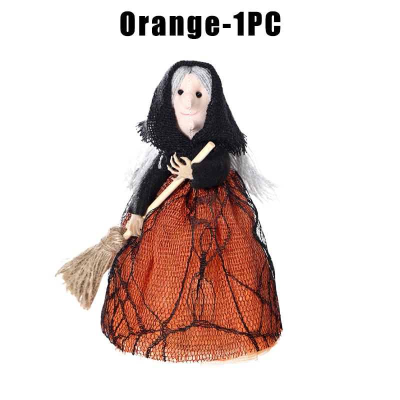 Hauntingly Elegant Witch Broom Tree Topper Halloween Star Decor Premium Resin Craft Gothic Christmas Collectible