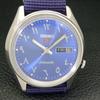 Seiko 5 AUTOMATIC 7019A VINTAGE JAPAN MENS ARABIC BLUE DIAL WATCH A701457-5 R206b-a701457