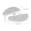 Motorcycle Footboards with Clamps Comfortable for Motorcycles, Motorcyclists
