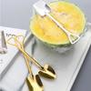 4PCS Stainless Steel Watermelon Spoon Shovel Spoon Household Creative Dessert Watermelon Spoon Cute Shovel