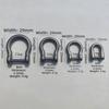 6/8/10/15mm Horseshoes Buckles Titanium Alloy 10 Styles Shackle Key Ring D Bow Staples Carabiner Outdoor Accessories