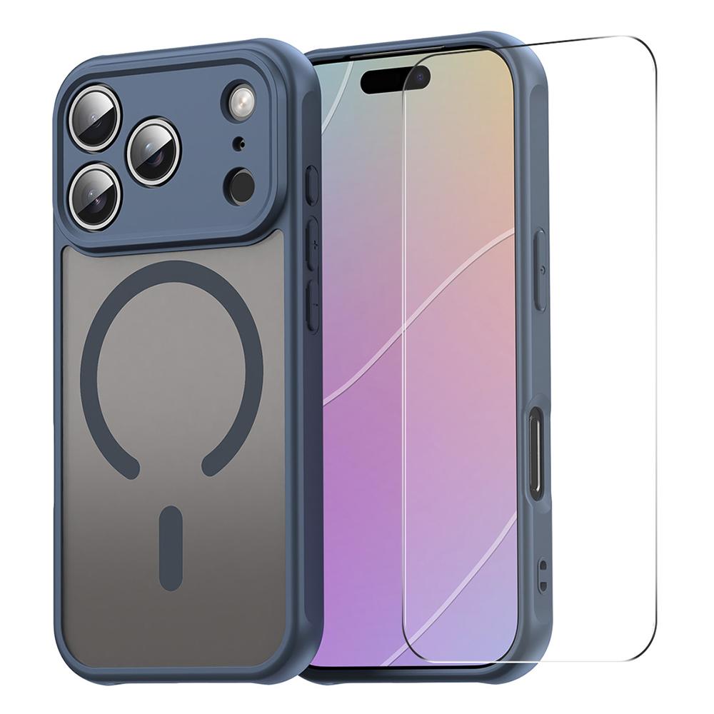 

ENKAY HAT PRINCE For iPhone 17 Pro Magnetic Case with Hydrogel Film PC TPU Matte Phone Cover