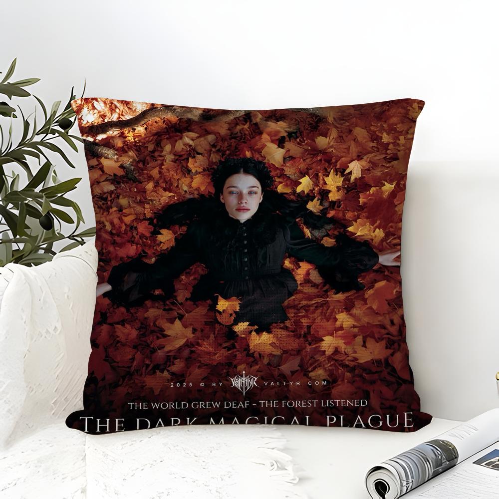 L-Legend Of The Dark Elf Witches & Curses Dark Magical Plague Linen Pillow Case Sofa Home Decor Cushion Cover Cushion Cove