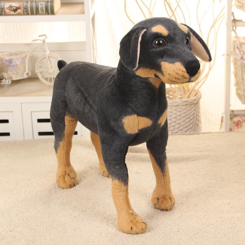 Black Power Dog Plush Toy - Creative Home Decoration & Children's Gift