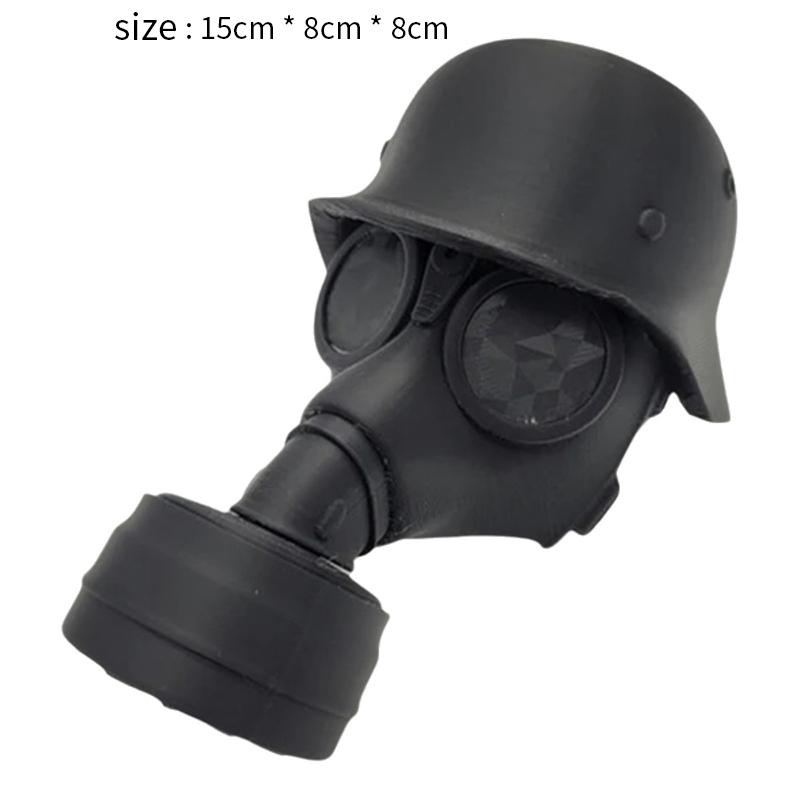 Trailer Hitch Cover With Steel Helmet And Gas Mask 3d Printed Trailer Hitch Ball Cover Prevent Receiver Tube From Rusting