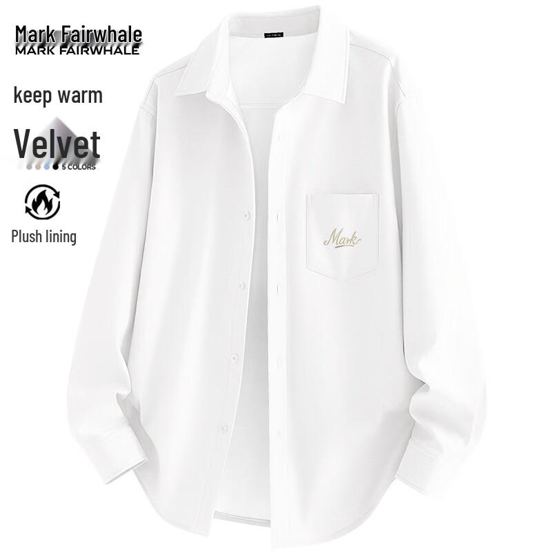 Mark Fairwhale Men s Plush Lined Winter Long Sleeve Shirt M