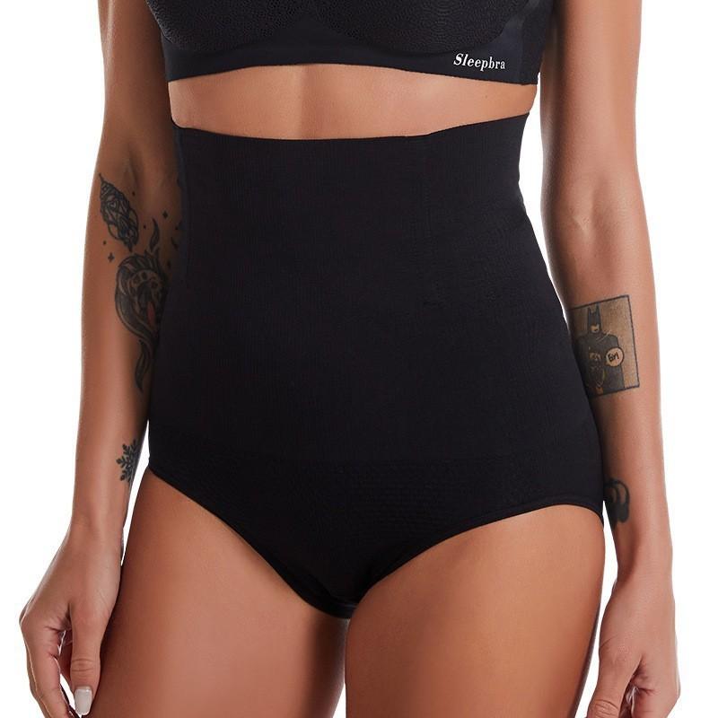 High Waist Shapewear Pants for Women, Black 5 Pack
