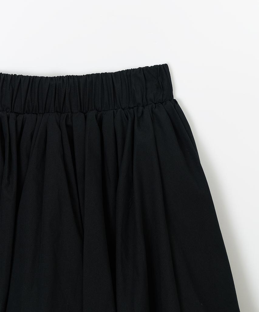 J By Lara Banding Detail Balloon Mini Skirt_Black