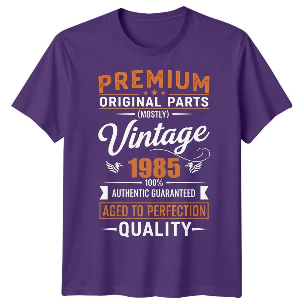 Vintage 1985 Original Parts Mostly 41st Birthday Unisexs TShirt Unisexs Graphic Tee