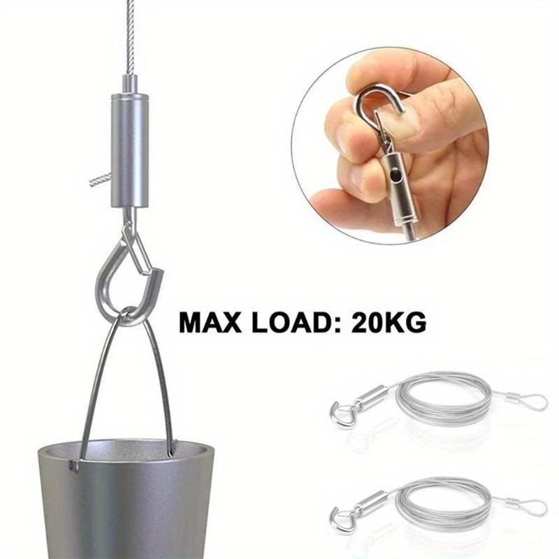 

Heavy Duty Stainless Steel Suspension Wire Picture Frame Hanging Rope Barbecue Lanyard Bearing Capacity Wholesale