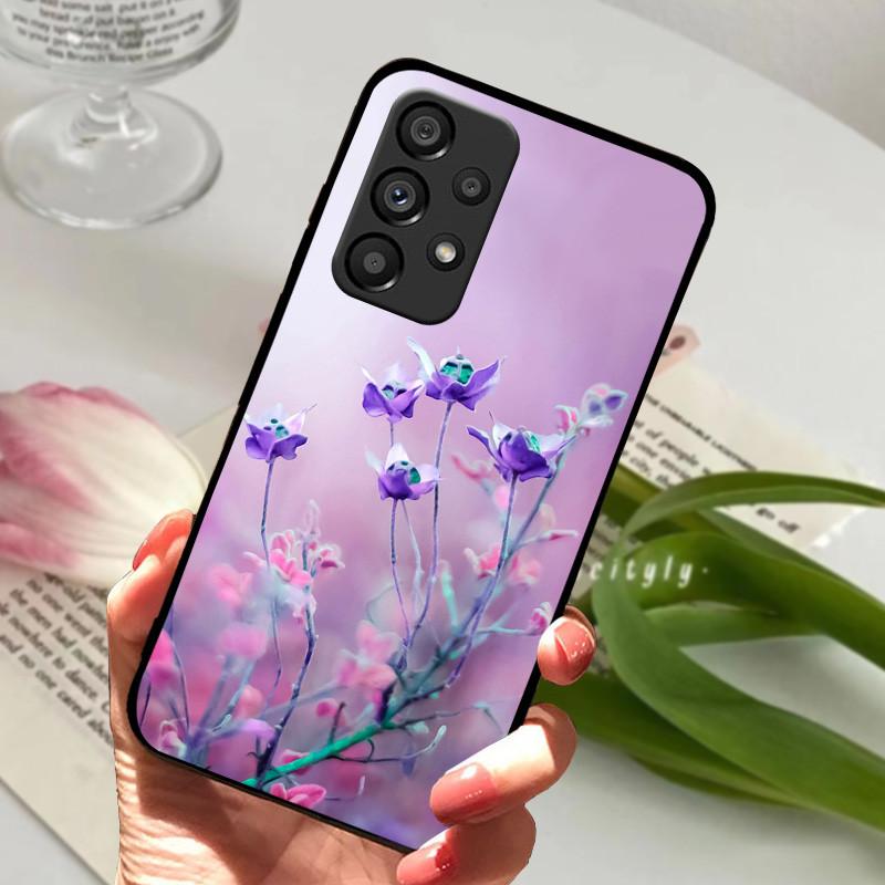 

For Samsung A73 5G Case A53 A33 Black Bumper Cases for Samsung Galaxy A33 5G Cover A73 2022 Silicone Back Protective Coque For Samsung A33 5G