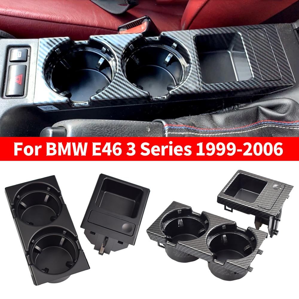 Quality Car Center Console Water Cup Holder Beverage Bottle Holder Coin Tray For Bmw 3 Series E46 318I 320I 98-06