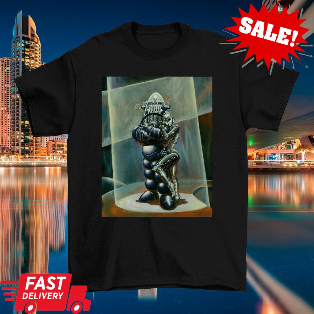 Robot Tshirt Classic Black Unisex Unisex T-Shirt S