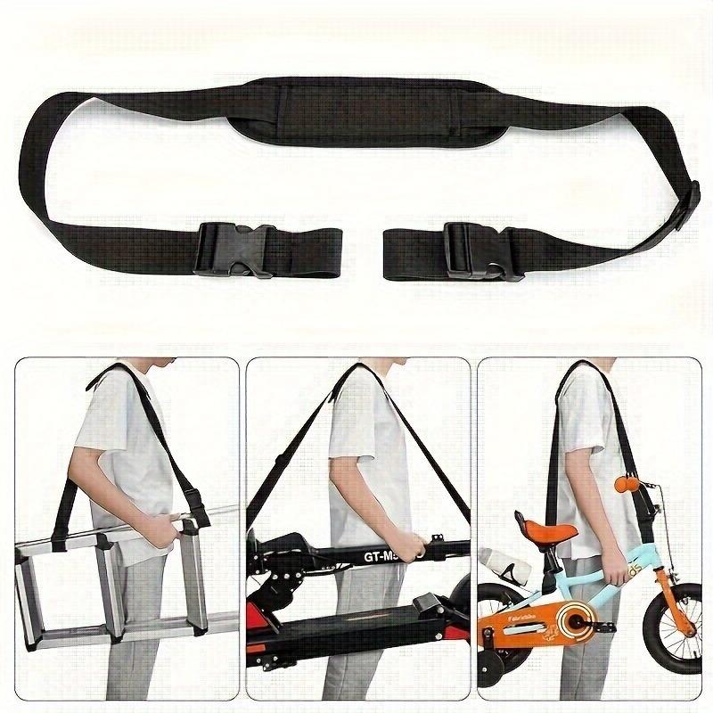 Kids Scooter Shoulder Strap Adjustable Carrying Strap Shoulder Pad Balance Bikes Should Belt Strap Scooter Hand Carrying Straps