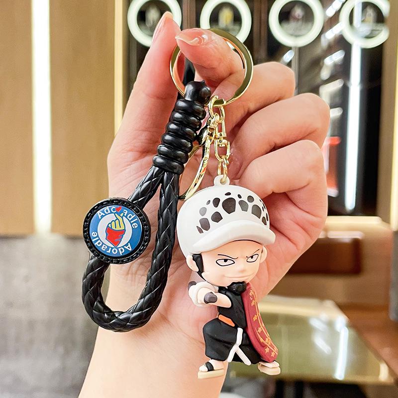 Creative One Piece Keychain: Car & Bag Pendant with Claw Machine Charm
