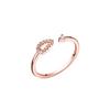 Cronous Crj4008R-Rg Teardrop Cubic Ring