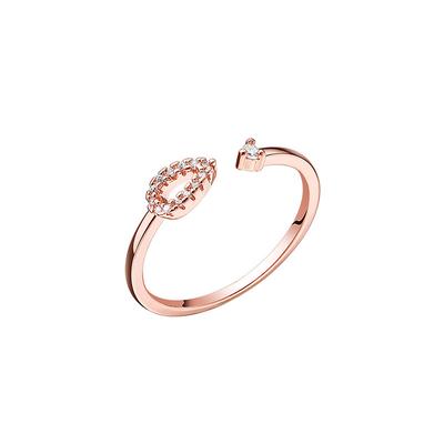 Cronous Crj4008R-Rg Teardrop Cubic Ring