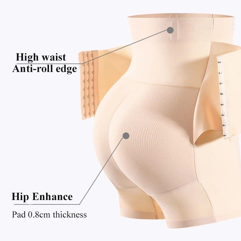 Fake Ass Seamless Women Body Shaper Slimming Panties Shapewear Hip Enhancer Booty Pad Push Up Butt Lifter Pant Underwear