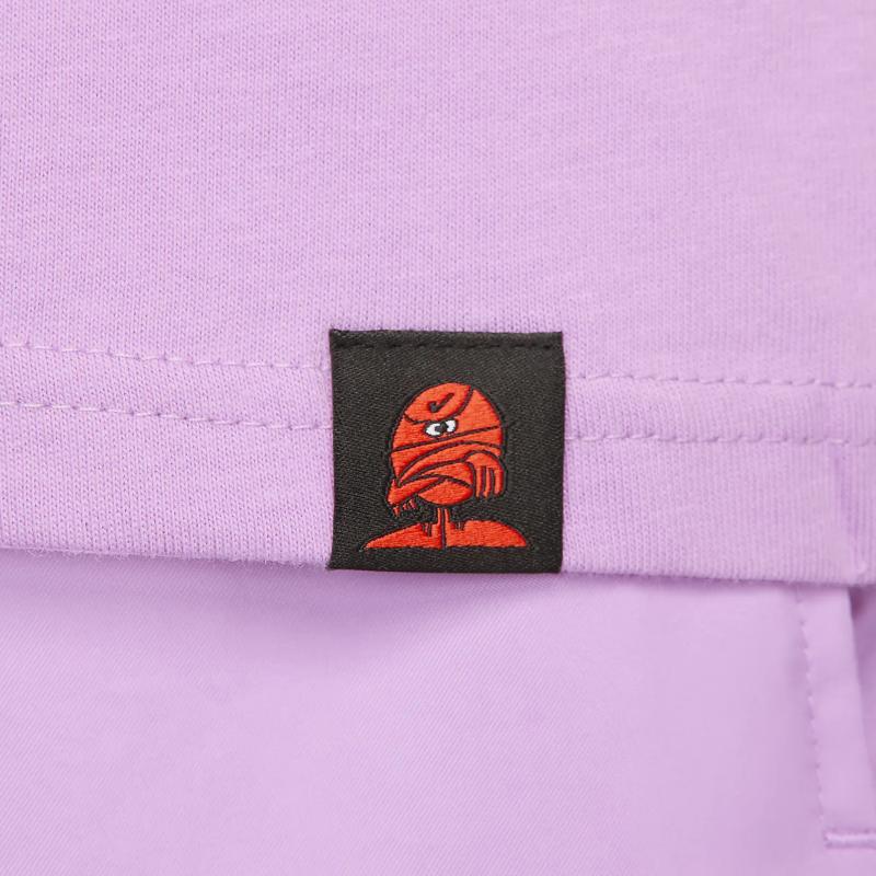 Nike Basketball Print Casual Sports Crew Neck Short Sleeve T-Shirt Men Tops Pink FJ2324-532