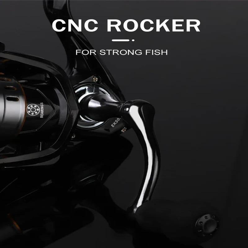 New Professional Ultralight 1000~7000 Series 5.2:1 Gear Ratio 26LB Max Drag CNC Metal Spool Spinning Fishing Reel for Freshwater and Saltwater