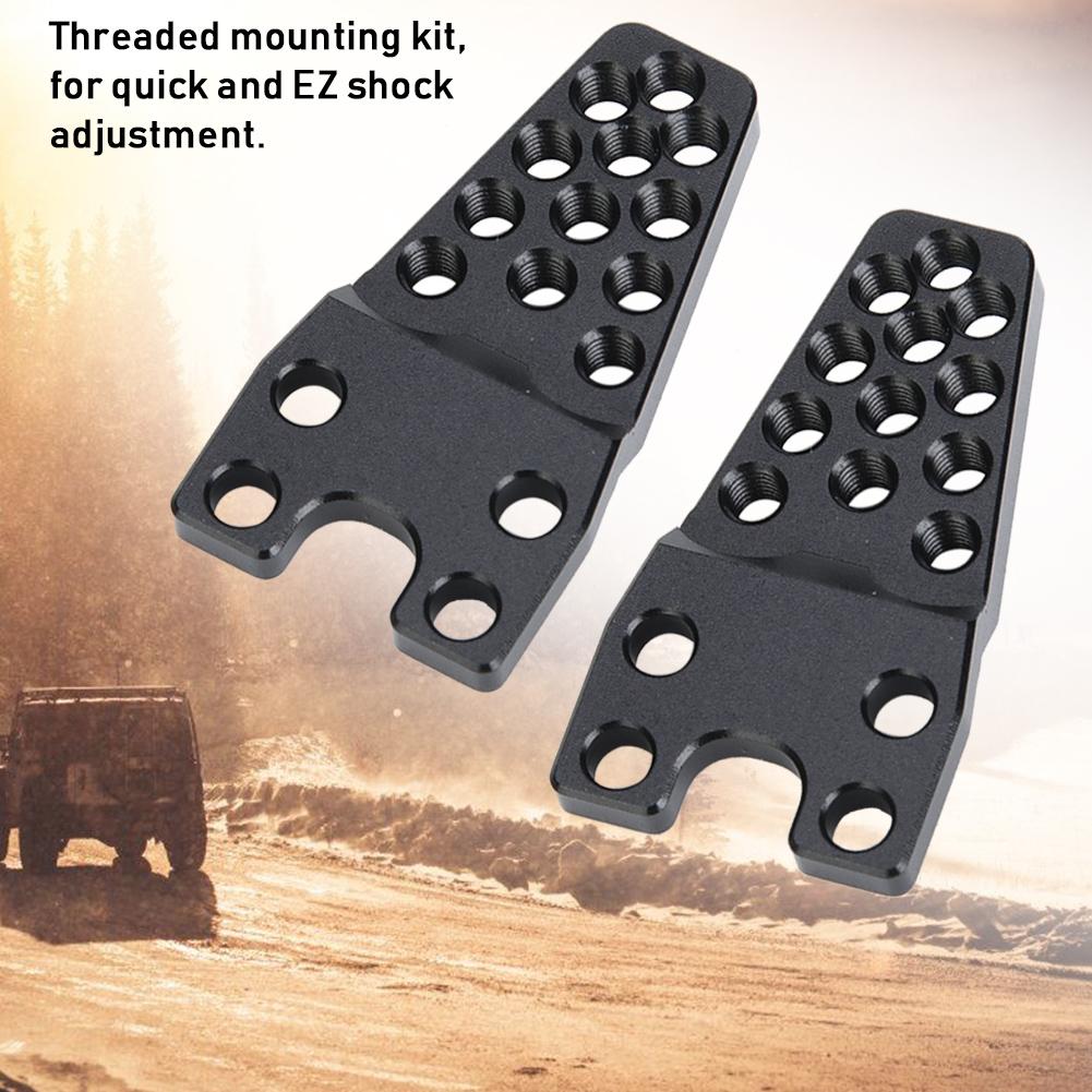 Aluminum Lower Shock Mount Lift Kit Set for SCX10 Remote Control Car Thrded Mounting
