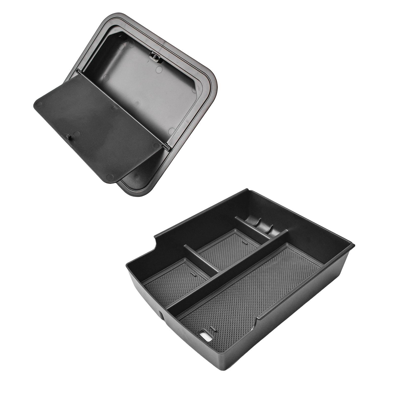 

2PCS Center Console Organizer Tray Hidden Box for 2025 & 2025 Chevy Traverse Secret Compartment Organizer Armrest Storage Box