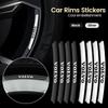 4 Stück Auto Radnabe Felgenrand Aufkleber Emblem Abzeichen für Rdesign XC60 XC40 V60 V40 EX30 XC90 S60 C30 V50 S90 Auto Zubehör