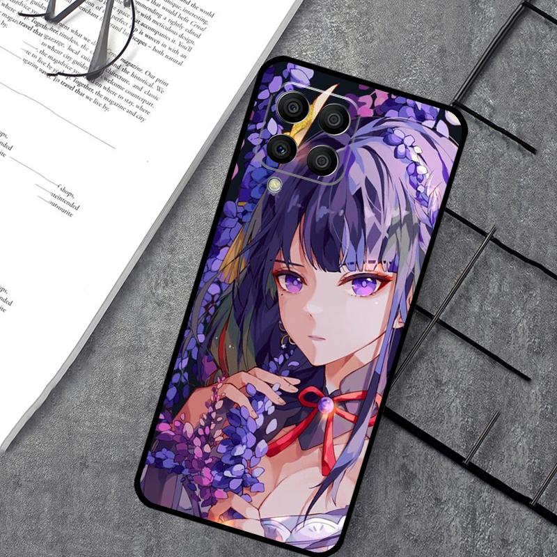 Genshin Impact Raiden Shogun Baal Case For Samsung Galaxy M54 M32 M52 M15 M11 M12 M13 M14 M06 M16 M36 M56 M31 M53 M35 M55 M34