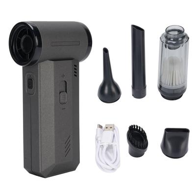 2 In 1 Electric Air Duster 130000RPM 8000mAh Battery Type-C Charging Handheld Vacuum for Car Home