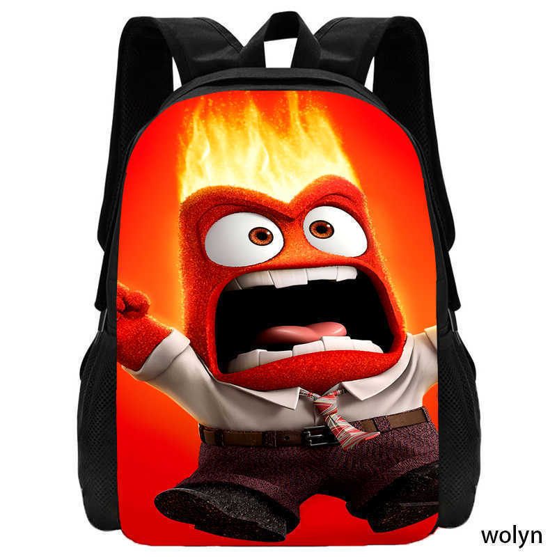 Inside Out 2 Anime Backpack For School And Travel With Storage Compartments