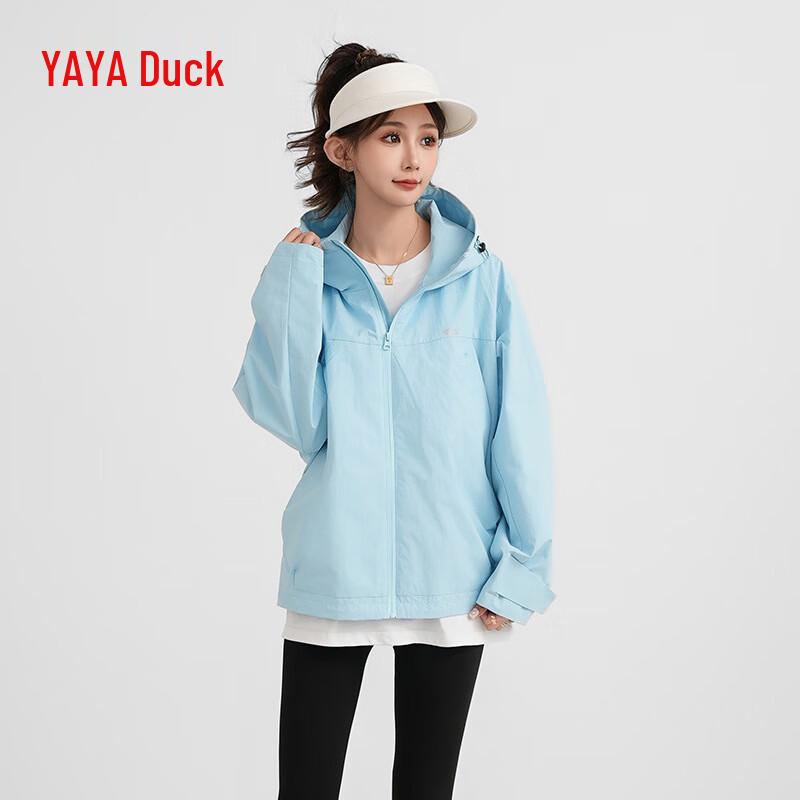 

YAYA 2025 Женская короткая куртка с капюшоном, легкая, для пары YF4P003657P S