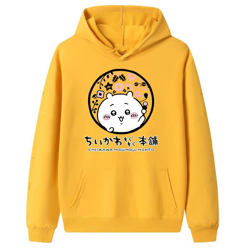 New Japanese Trend Cartoon Printed Hooded Sweater Men's and Women's Loose Autumn and Winter Casual Fashion Jacket Tide