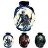 Nightmare Before Christmas Hoodie Pullover Sweatshirt mit Jack und Sally Design