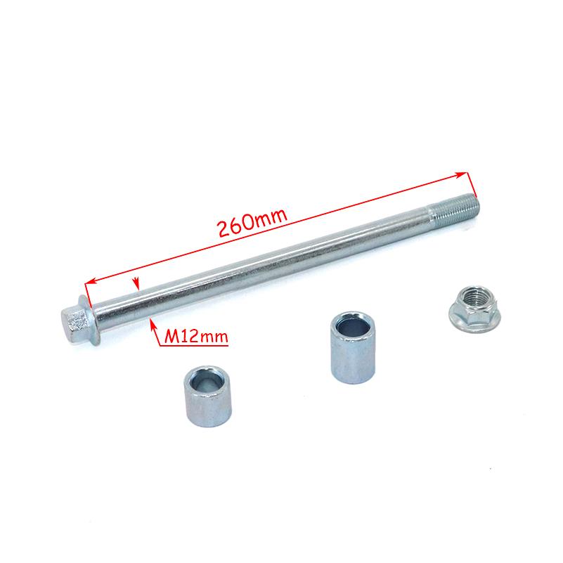 Asse M12 per Motocicletta 12mm 190mm 210mm 225mm-260mm Mozzo Ruota Anteriore Posteriore Albero Asse Manicotto Per PIT PRO Trail Dirt Bike QUAD ATV