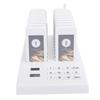 Pager Meal Puller Queue Wireless Calling System Receiver for Restaurant SU‑666B 100‑240VEU Plug