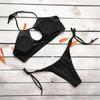 Women's Fashion Sexy Swimwear Two-piece Swimsuit Backless Bikini