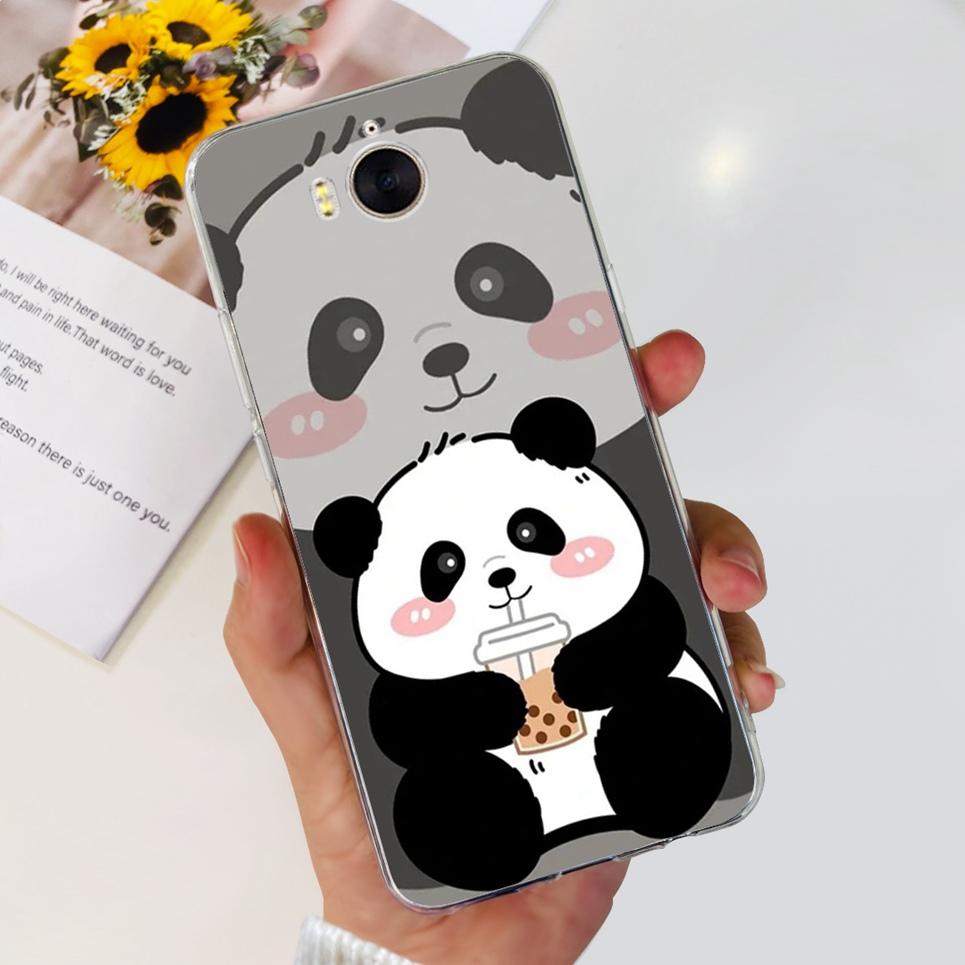 For Huawei Y5 2017 2018 2019 Case Back Cover Huawei Y5 Prime Lite 2018 Cartoon Cool Style Animals Girly Soft TPU Silicone Bumper