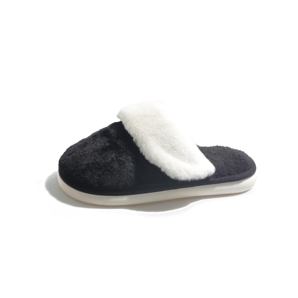 Fashion 2025 Closed Toe Warm Cotton Slippers Women Faux Fur Thicken Plush Winter Home Shoes Woman Lightweight Casual Indoor Shoes Female