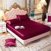 Sateng-rayon-trekklaken High-End ensfarget madrasstrekk Elastisk bånd Sengelaken Tilpasset laken 140x200 160x200