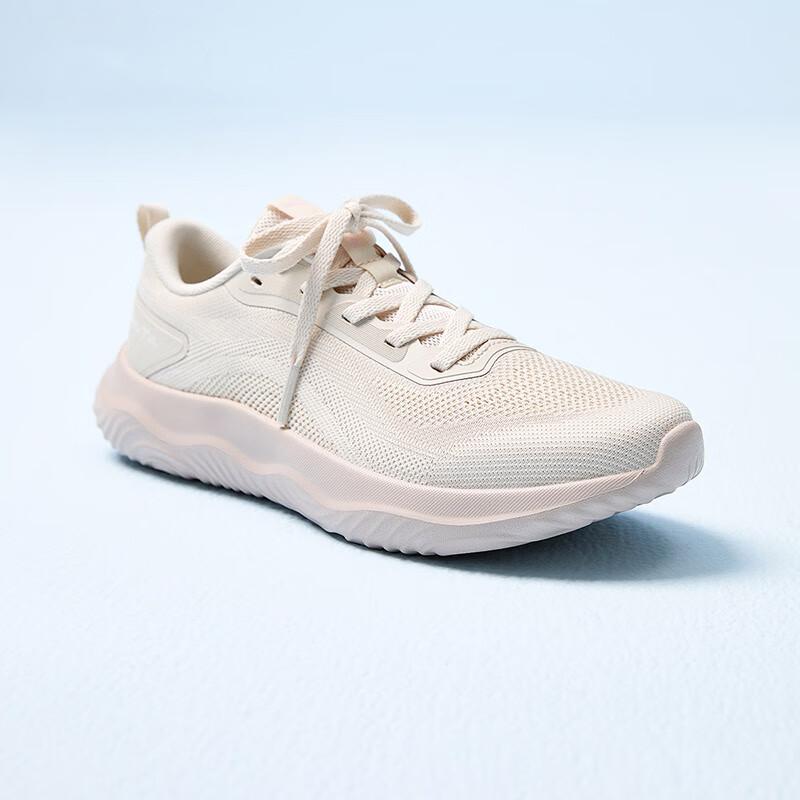 Anta Shunxing Lite Comfortable Trendy Shock Absorbing Non-Slip Low-Top Casual Running Shoes Women Sneaker Light-Pink 122527713-4