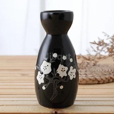 Restaurant decoration Decorative sashimi Salmon garnish bottle Dry ice small pot ice cup Wine bottle Japanese creative ceramics