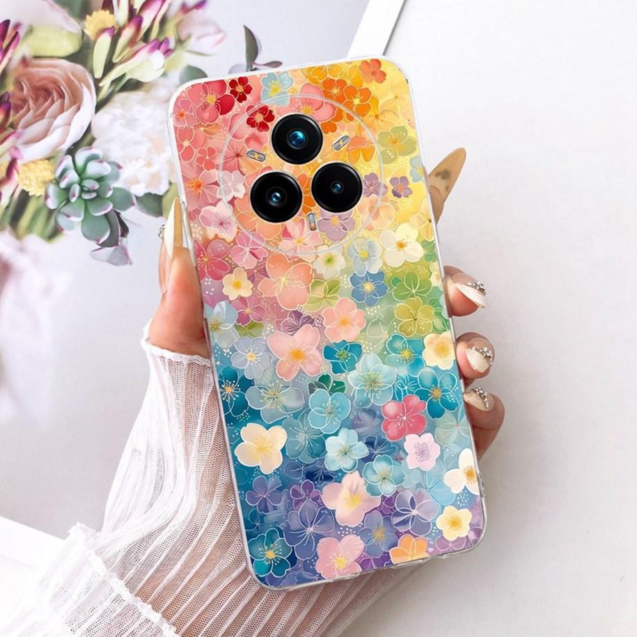 For Realme 14 Pro Plus Case RMX5051 New Stylish Flower Soft Silicone Protective Cover For Realme 14 Pro 5G RMX5056 14Pro+ Fundas